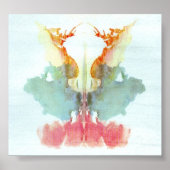 Bord Rorschach-testinkt 9 Poster (Voorkant)