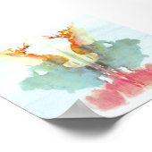 Bord Rorschach-testinkt 9 Poster (Hoek)