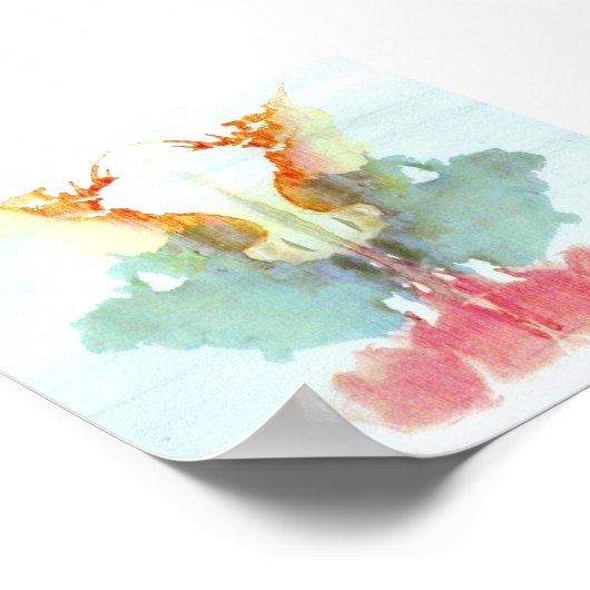 Bord Rorschach-testinkt 9 Poster (Hoek)