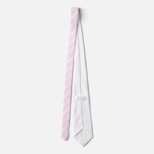 Bord - roze Diagonale Strepen Stropdas (Achterkant)