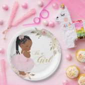 Bord roze goudkleurig Baby shower (Feest)