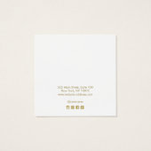 Bord Roze Ketting Display Kaart (Achterkant)