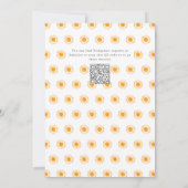 Bord Roze Regenboog Zonneschijn Boho Baby shower Kaart (Achterkant)