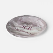 Bord Roze Rose Bloemen, Bruiloft Jubileum Party (Gekanteld)