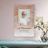 Bord Roze Roze Bloemblaadjes Begrafenismonument Spandoek