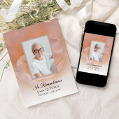 Bord Roze Roze Bloemblaadjes Dood Jubileum Kaart