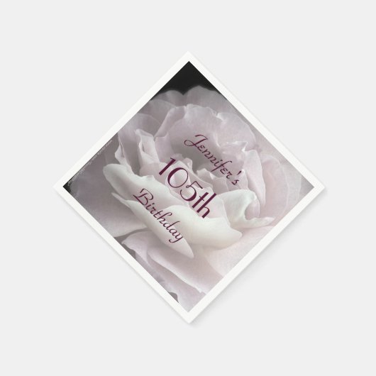 Bord Roze Roze Papier Servetten, 105e Verjaardag P Servetten (Hoek)