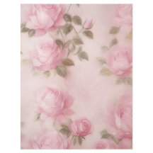  Bord Roze Rozen Stationery