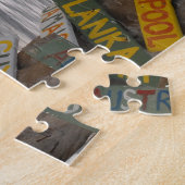 Bord Rum Point Grand Cayman Legpuzzel (Zijkant)