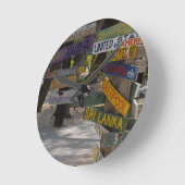 Bord Rum Point Grand Cayman Ronde Klok (Hoek)