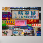 Bord Sign City Poster (Voorkant)