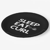 Bord Slaap-Eat Curl-papier (Gekanteld)