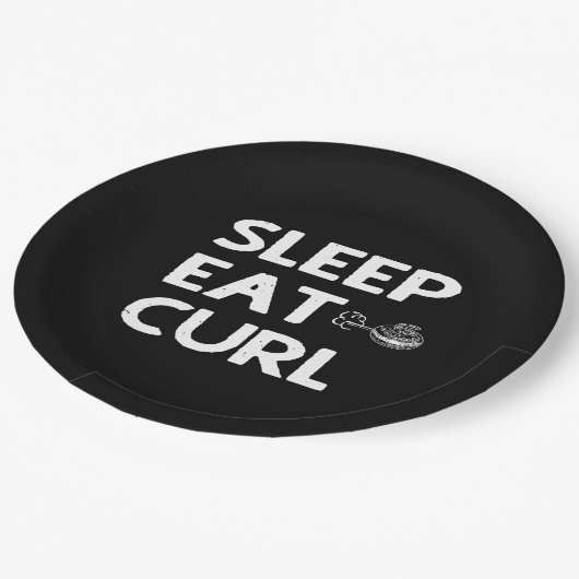 Bord Slaap-Eat Curl-papier (Gekanteld)