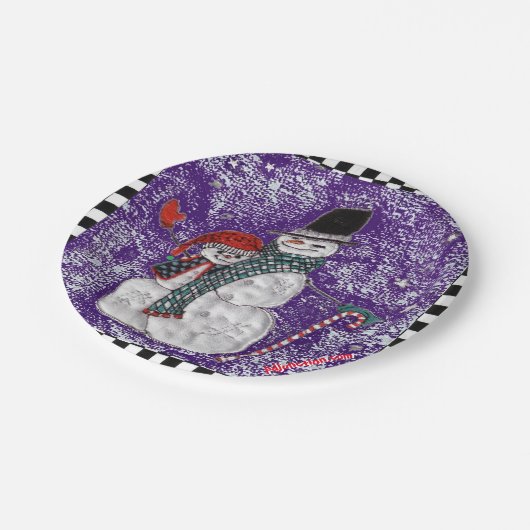 Bord sneeuwgroet (Gekanteld)