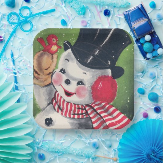 bord  sneeuwretro-kerstfeest (Feest)