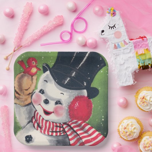 bord  sneeuwretro-kerstfeest (Feest)