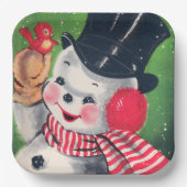 bord  sneeuwretro-kerstfeest (Voorkant)