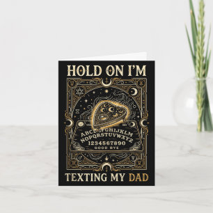 Bord sorry kan niet praten op de telefoon papa tan kaart