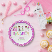 Bord spa-papier - Meisjes - WH - Aangepast (Feest)