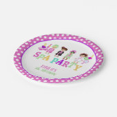 Bord spa-papier - Meisjes - WH - Aangepast (Gekanteld)