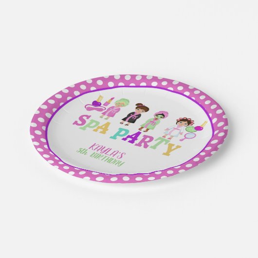 Bord spa-papier - Meisjes - WH - Aangepast (Gekanteld)