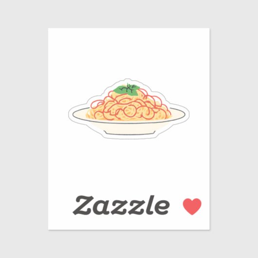 Bord spaghetti sticker (Vel)