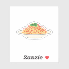Bord spaghetti sticker