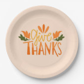 Bord Thanksgiving (Voorkant)
