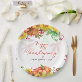 Bord Thanksgiving pompoenen
