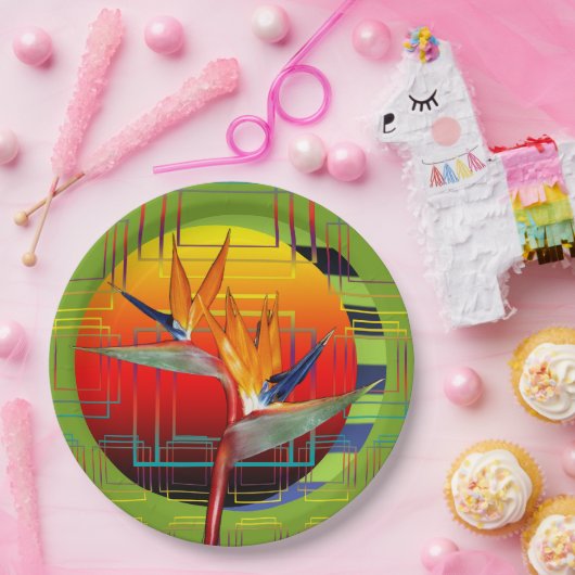 Bord Tropical Garden Party Partijvogel van het Par (Feest)