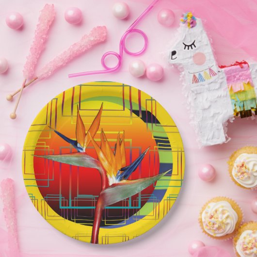 Bord Tropical Garden Party Partijvogel van het Par (Feest)