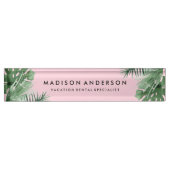 Bord Tropics Desk Name Naambordje (Voorkant)