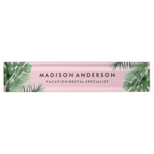 Bord Tropics Desk Name Naambordje