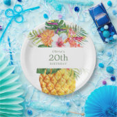 Bord tropisch anananaspapier (Feest)