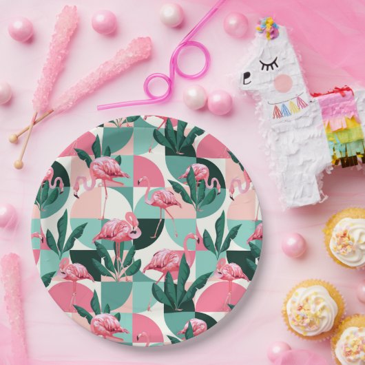 Bord tropisch papier (Feest)