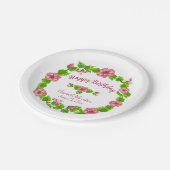 Bord Tropisch paradijs Floral Design Paper (Gekanteld)