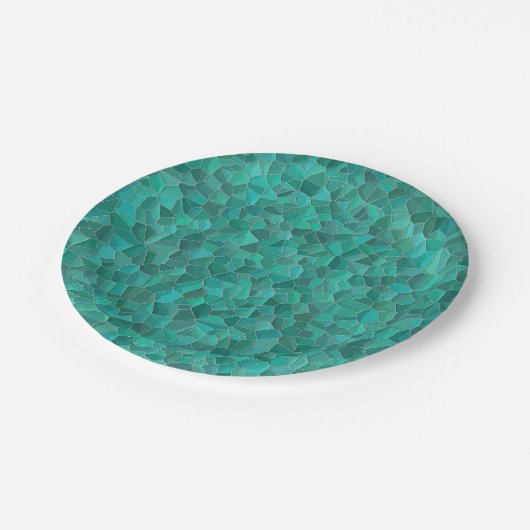 Bord Turquoise Paper (Gekanteld)