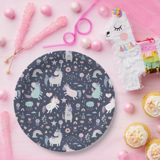 Bord Unicorns Paper (Feest)