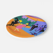 Bord Urban Rooftop Party Paper Retro (Gekanteld)