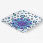 BORD valentijn PAPIER MET STROOMHARTEN (Gebogen)