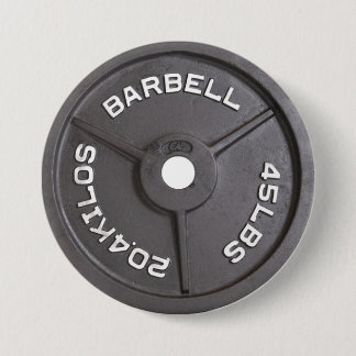 bord van 45 lb - Barbell Ronde Button 7,6 Cm