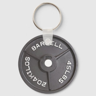 bord van 45 lb - Barbell Sleutelhanger