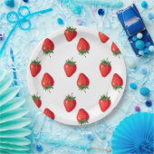 Bord van aardbeienpapier | feestartikelen (Feest)