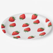 Bord van aardbeienpapier | feestartikelen (Gekanteld)