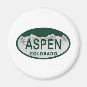 Bord van Aspen Colorado-licentie Magneet