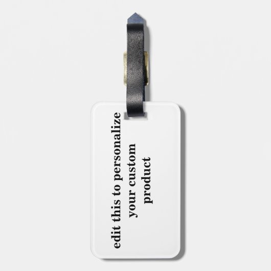 Bord van Audubon 12 Baltimore Oriole Bagagelabel (Achterkant verticaal)