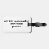 Bord van Audubon 12 Baltimore Oriole Bagagelabel (Achterkant horizontaal)