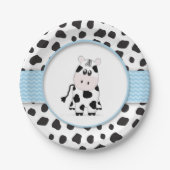 Bord van Baby shower van Cowboy (Voorkant)