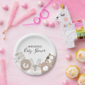 Bord van Baby shower van klavervrij dierlijk papie (Feest)