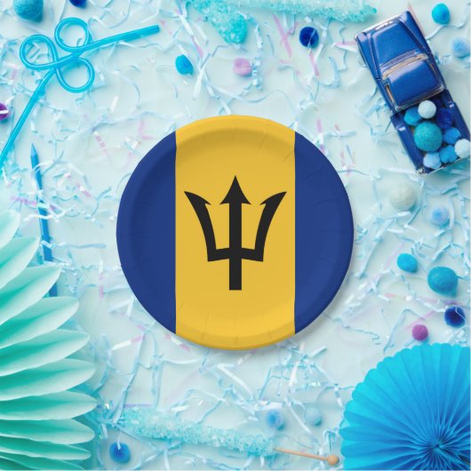 Bord van Barbados-vlagpapier (Feest)